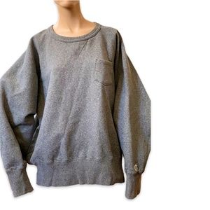 Champion + Todd Snyder Grey Pullover Sweatshirt